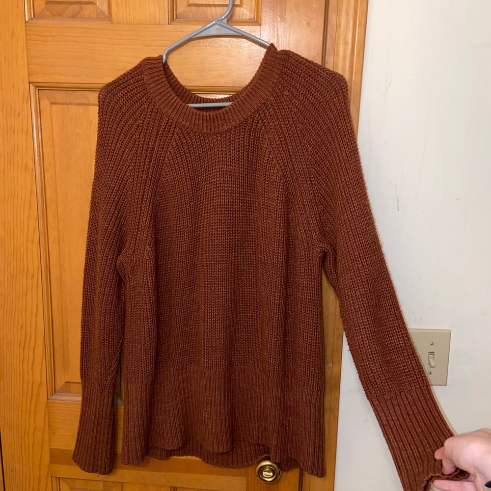 Rust colored sweater
